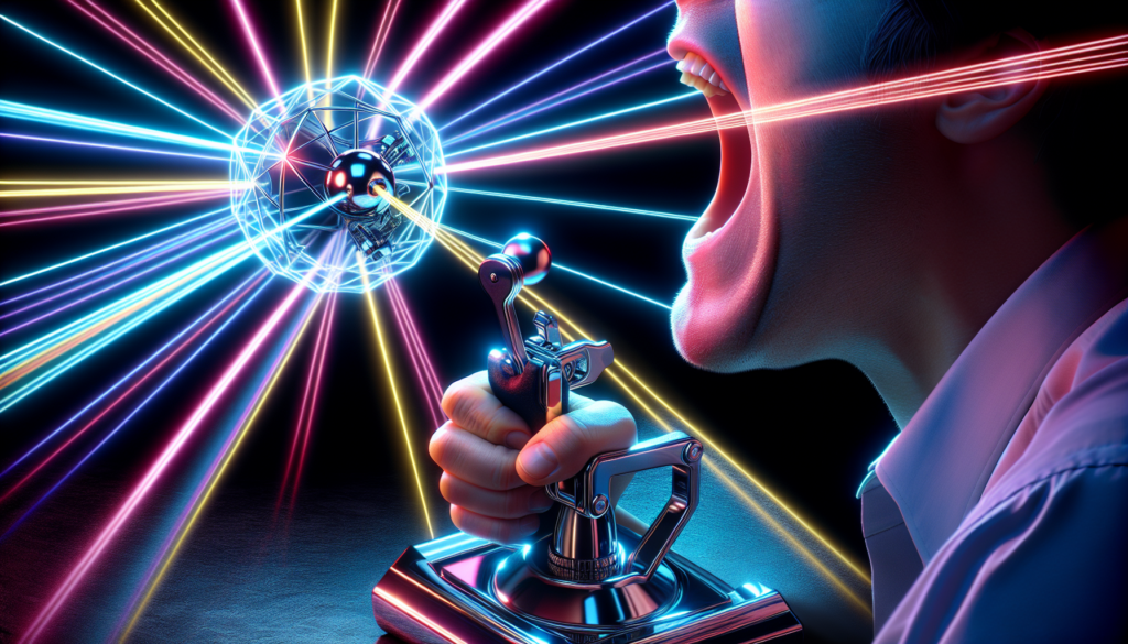 "Playdate's Crank Commands a Space Laser in the Laser Sphere Game, Delivering a Thrilling Experience"