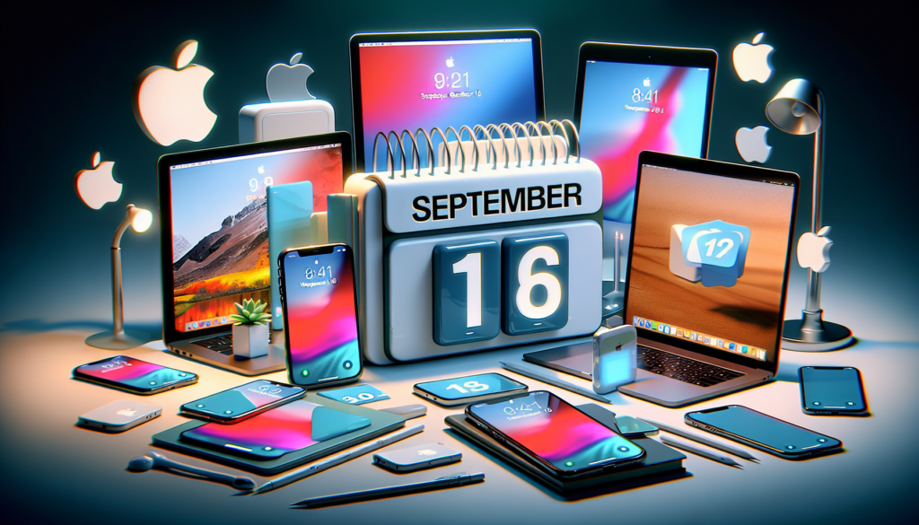 Apple Ready to Introduce iOS 18, macOS 15, iPadOS 18, and Other Software Updates on September 16