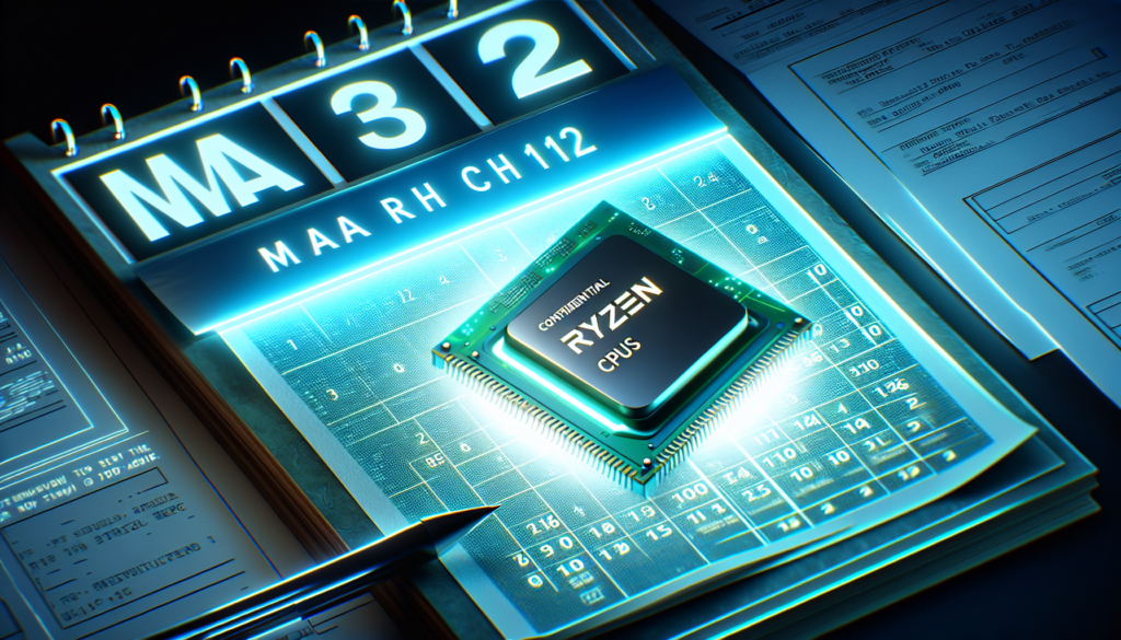 Confidential Details Indicate AMD Ryzen 9 CPUs Expected to Debut on March 12