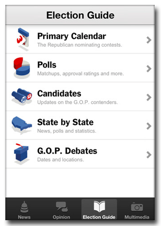 mobile apps, election