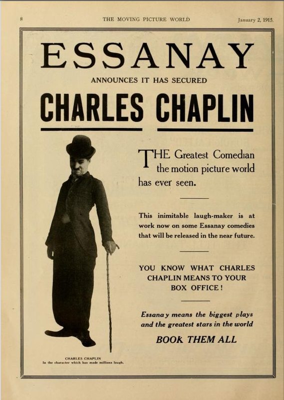 Charlie Chaplin, silent film