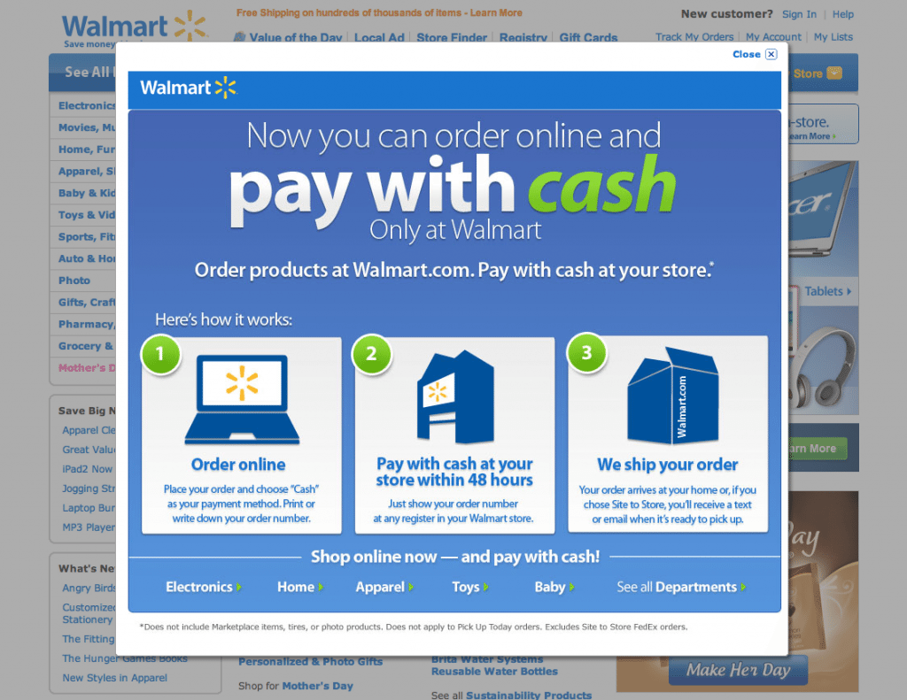 walmart-introduces-pay-with-cash-feature-lonelybrand