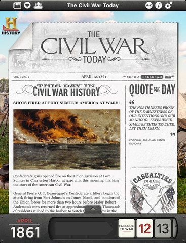 civil war app, informational apps