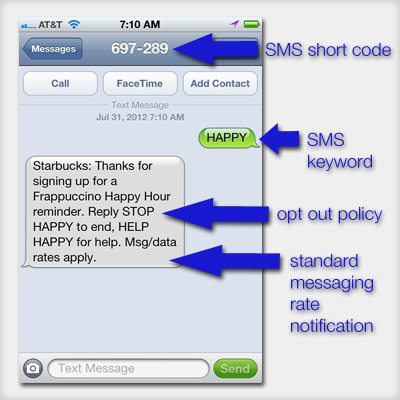 SMS Marketing Diagram