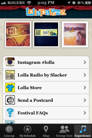 Lollapalooza App