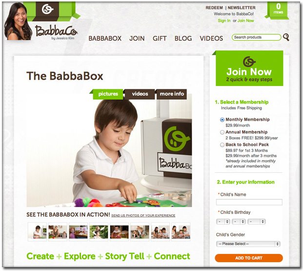 BabbaCo Landing Page