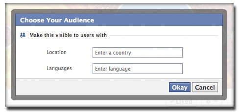Facebook Page Post Targeting