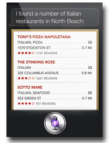 Siri Restaurants