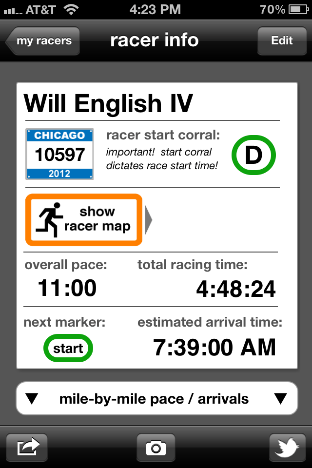RacerChaser App