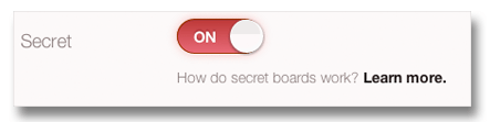 Pinterest Secret Boards