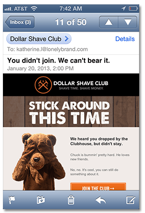Dollar Shave Club Re-Engagement