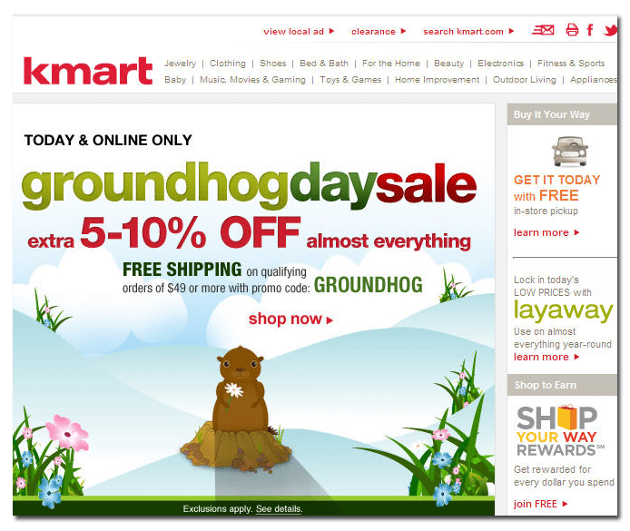 groundhog day marketing