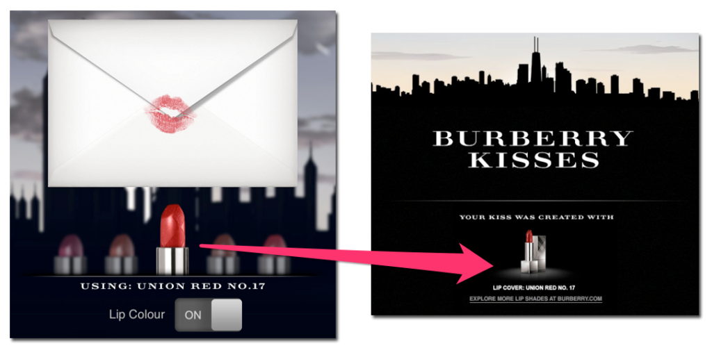 burberry google kisses