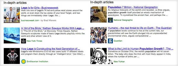 In-Depth Articles Google