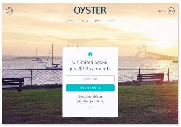 Oyster Viral Launch Page
