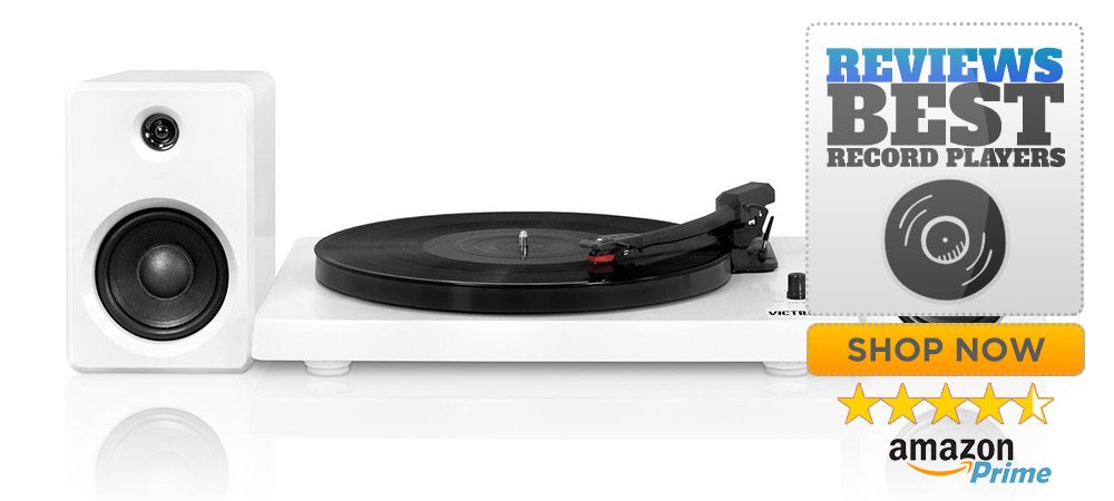 bluetooth record player with speakers
