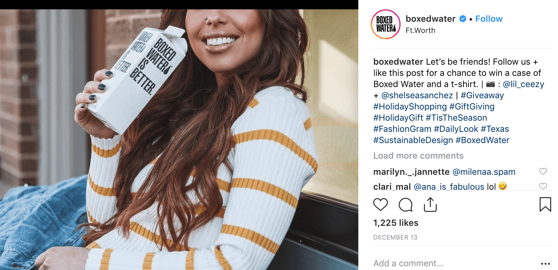 Boxed Water Social Media Strategy
