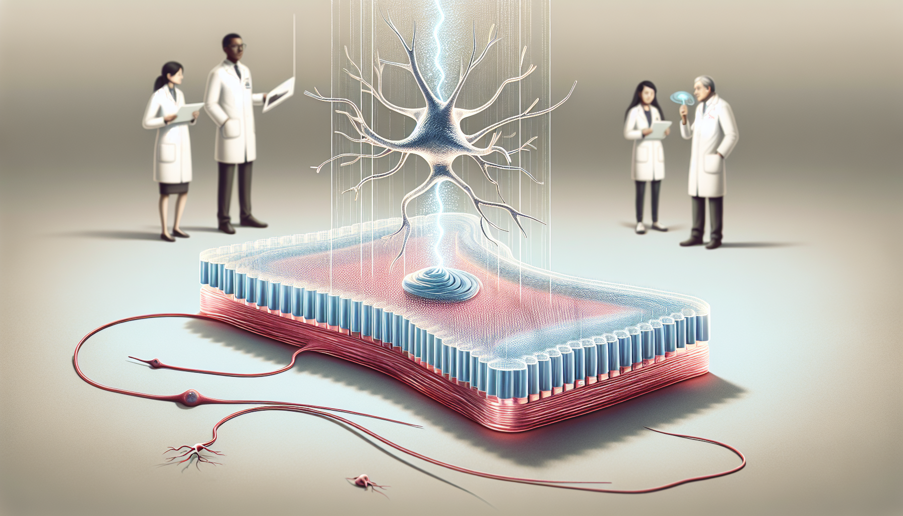 Magnetoelectric Material Allows for Least Invasive Neuron Stimulation