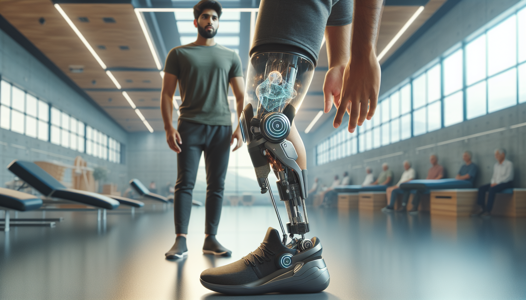 Robotic Ankle Aids Amputees in Enhancing Postural Control