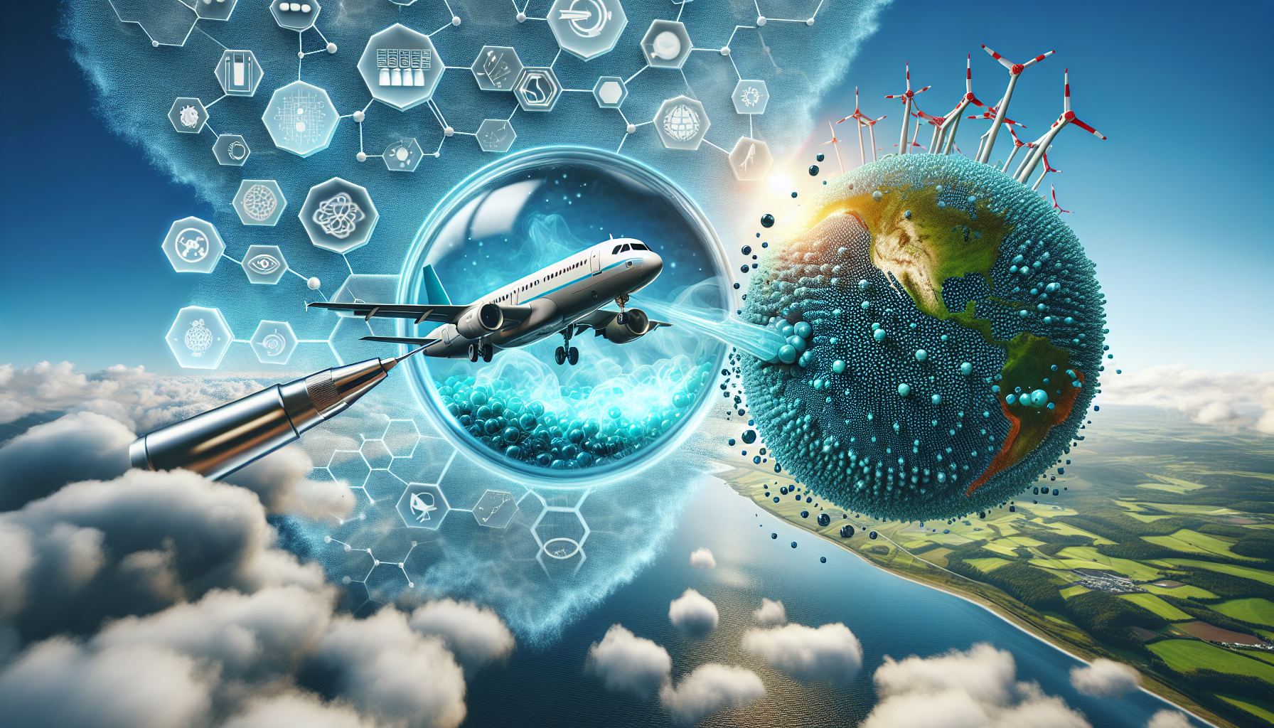Study Proposes that 'Nanosphere' Paint Could Reduce CO2 Emissions from Airplanes