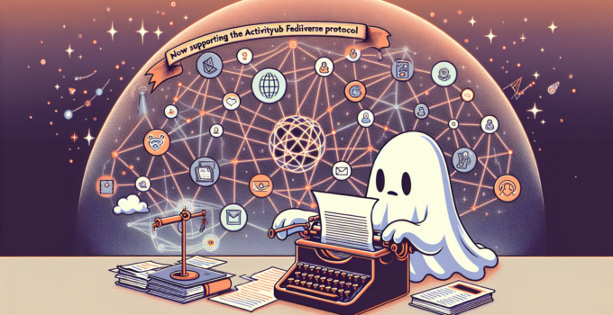 Ghost Newsletter Service will now support the ActivityPub Fediverse Protocol.