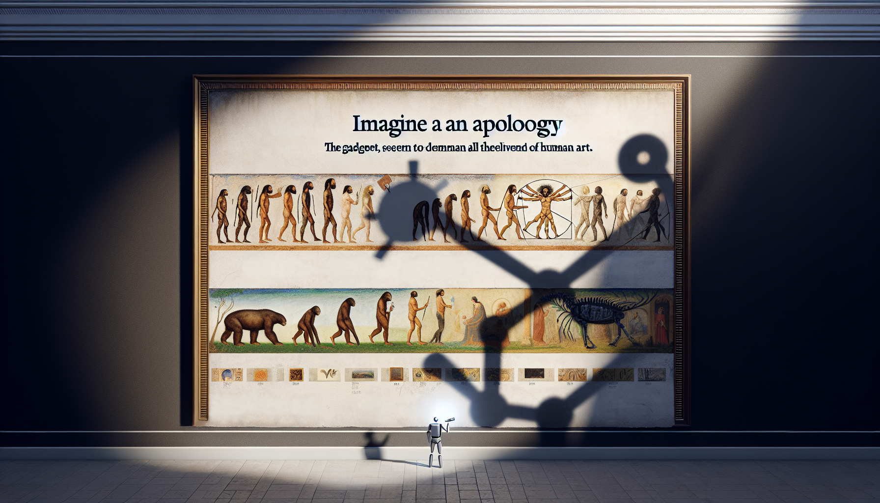 Apple apologizes for a contentious advertisement that disparages the whole scope of human art accomplishments.