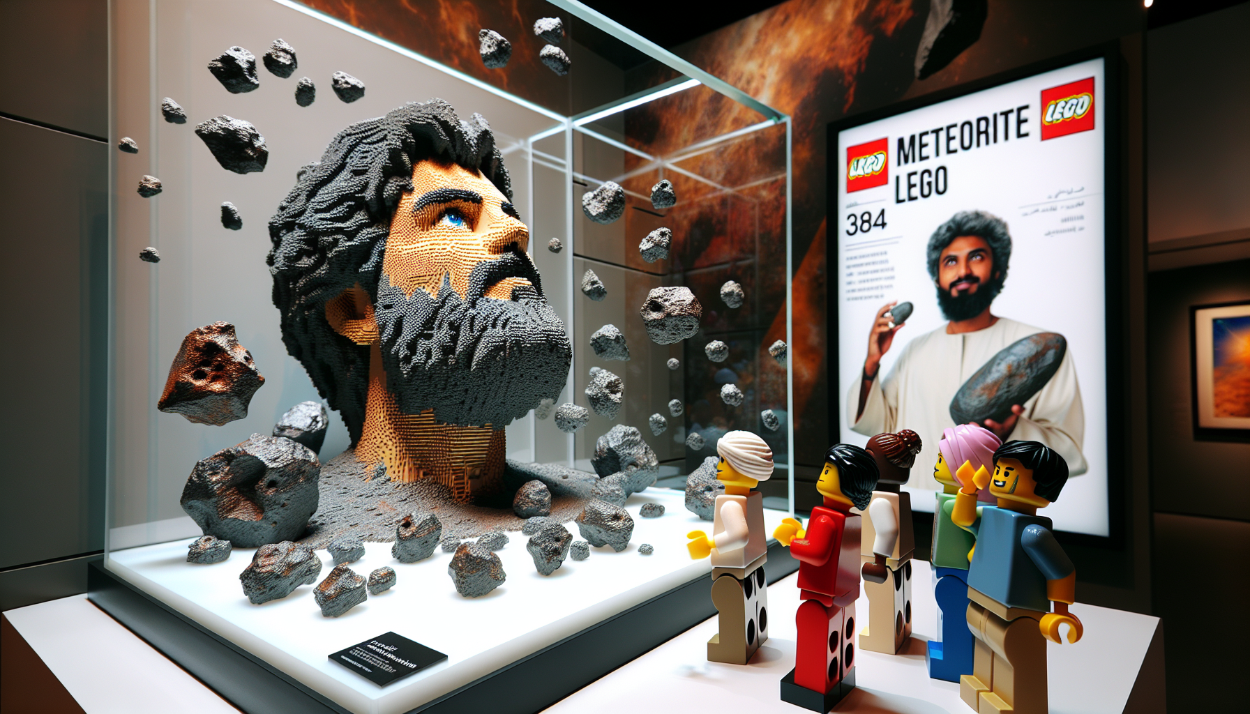 Lego Reveals Blocks Made from Meteorite Particles, Now Displayed in Select Locations