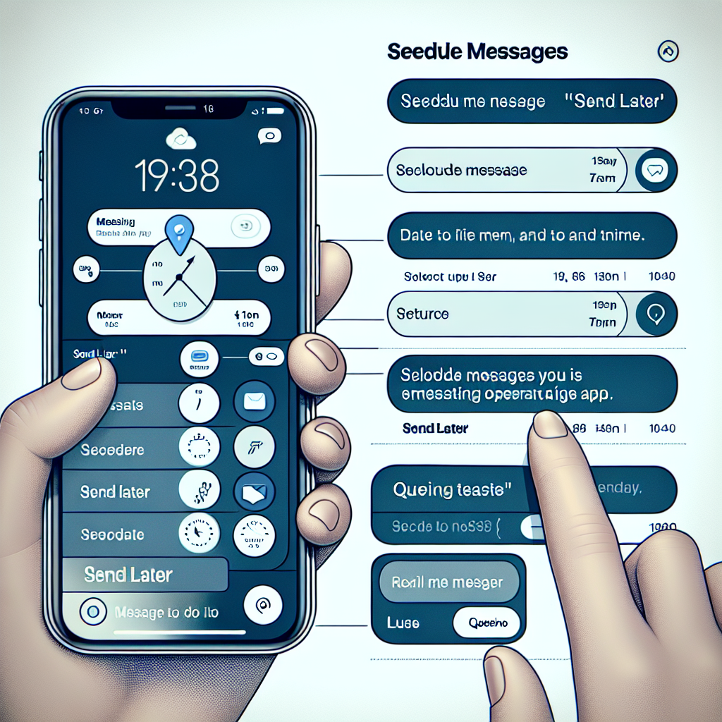 'Scheduling Messages in iOS 18 Using the 'Send Later' Feature: A Step-by-Step Guide'