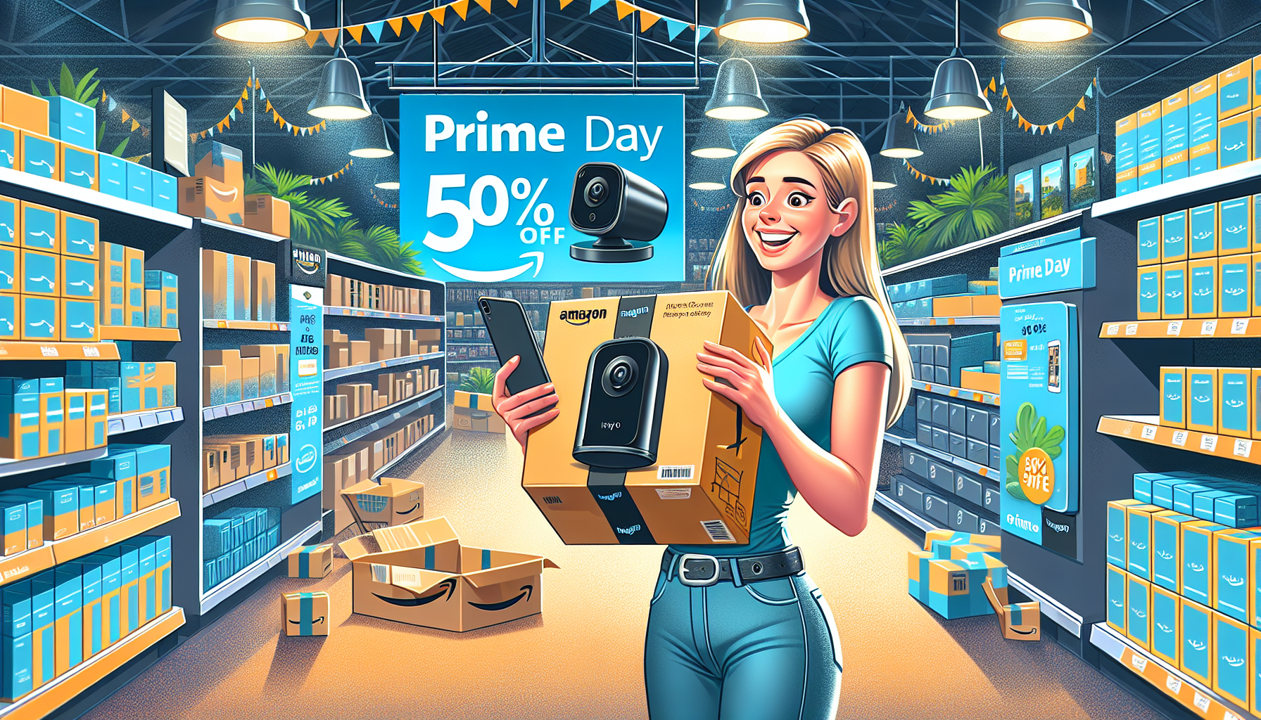 Amazon Prime members receive a 50% discount on the second-generation Ring Indoor Cam before Prime Day.