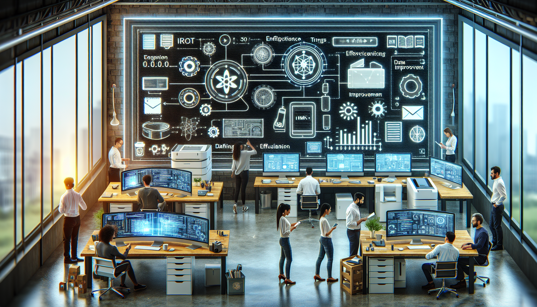 Enhancing Efficiency Through Optimized Workspaces by Leveraging IoT Data Analytics