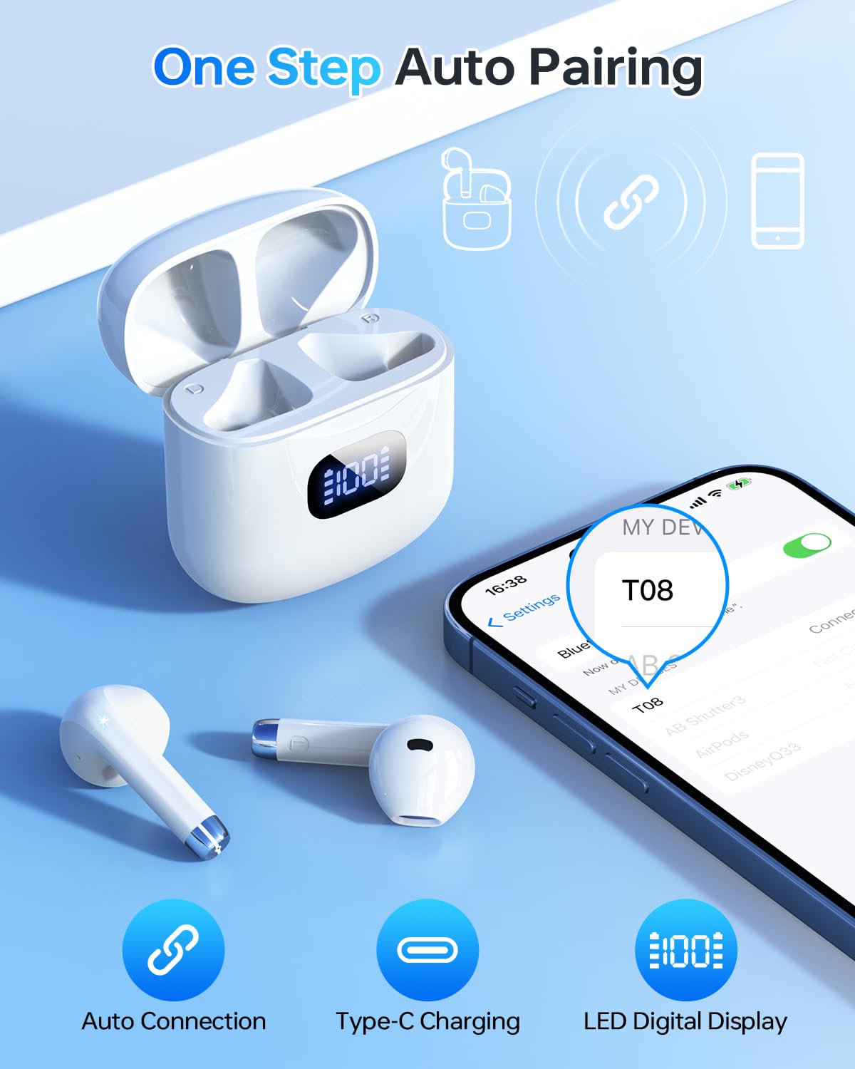 KTGEE Wireless Earbuds