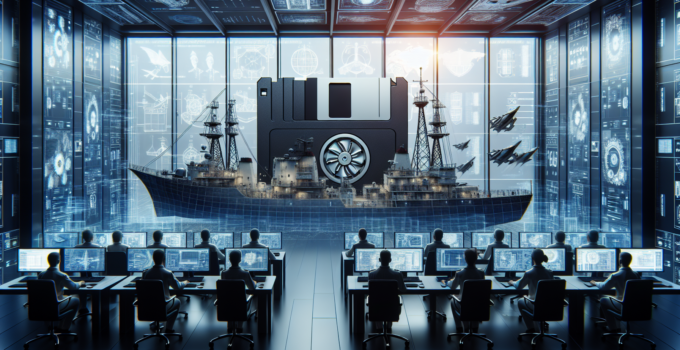 The German Navy Intends to Modernize the Floppy Disk System for Their Frigate Fleet