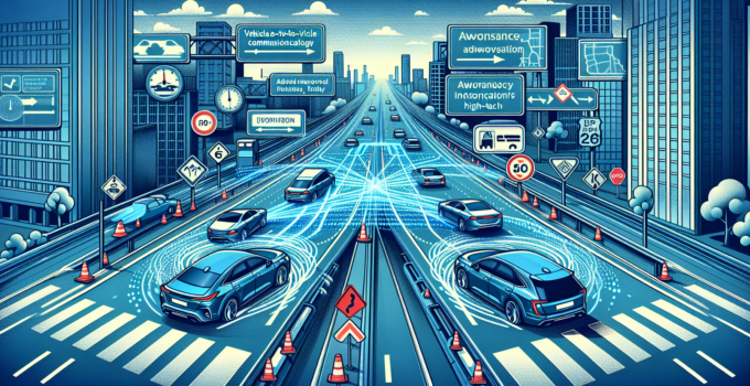 The US Introduces Road Safety Strategy Featuring Vehicle-to-Vehicle Communication Technology