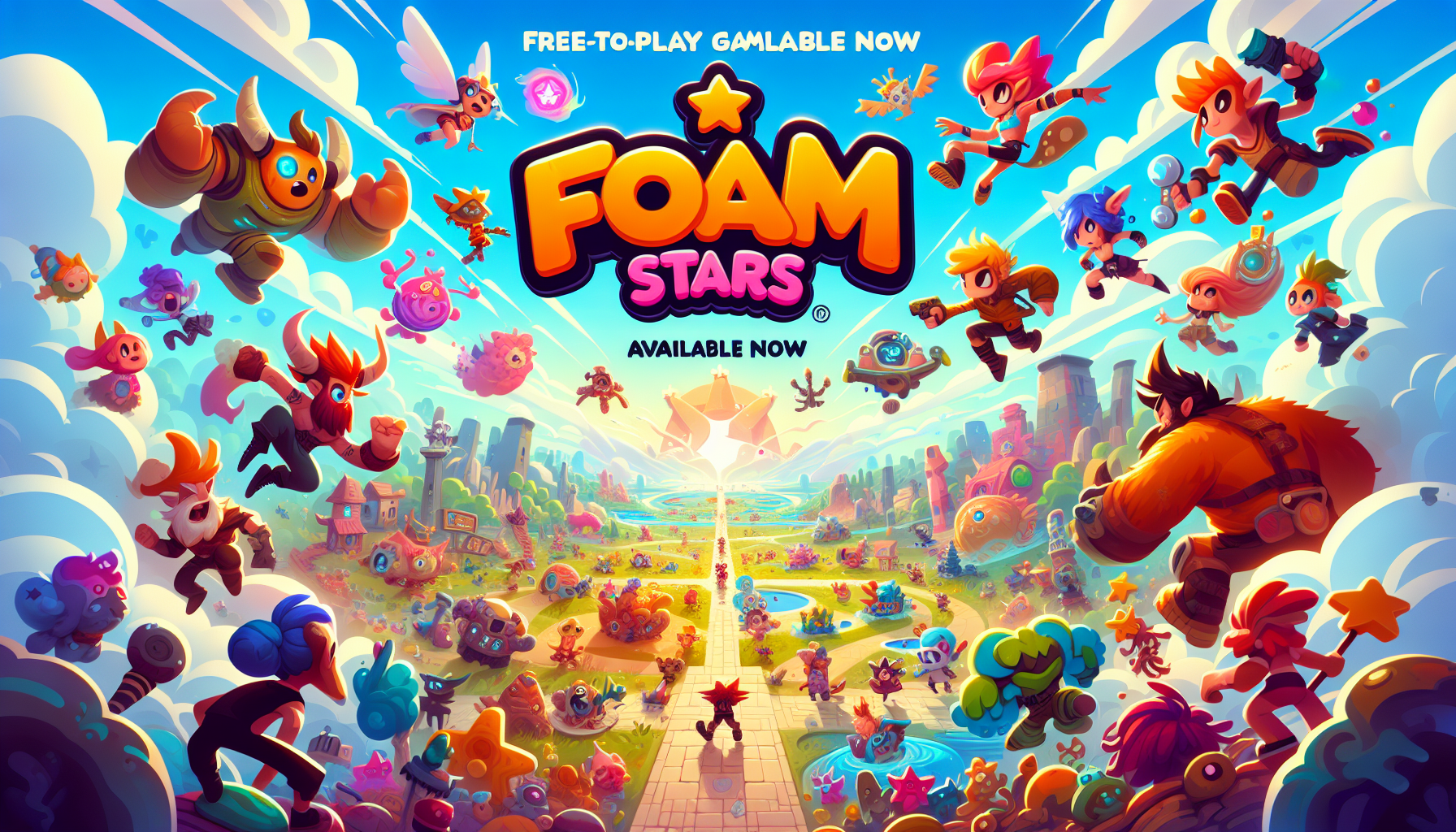 Foamstars Debuts as a Free-to-Play Game Beginning Today