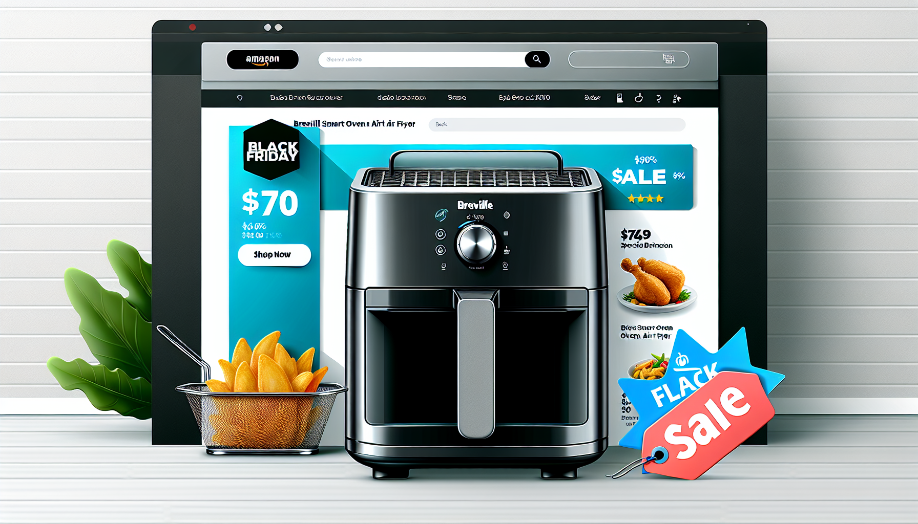 Get $70 off the Breville Smart Oven Air Fryer in Amazon's Black Friday Sale