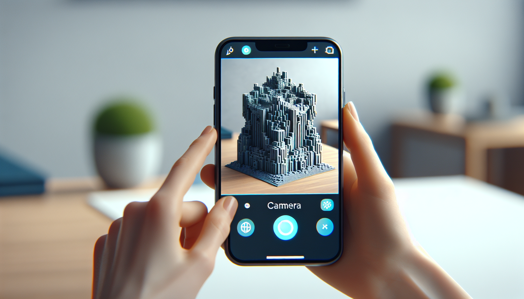 New iPhone Camera Application Employs AI to Convert Photos into Minecraft-Inspired Pictures