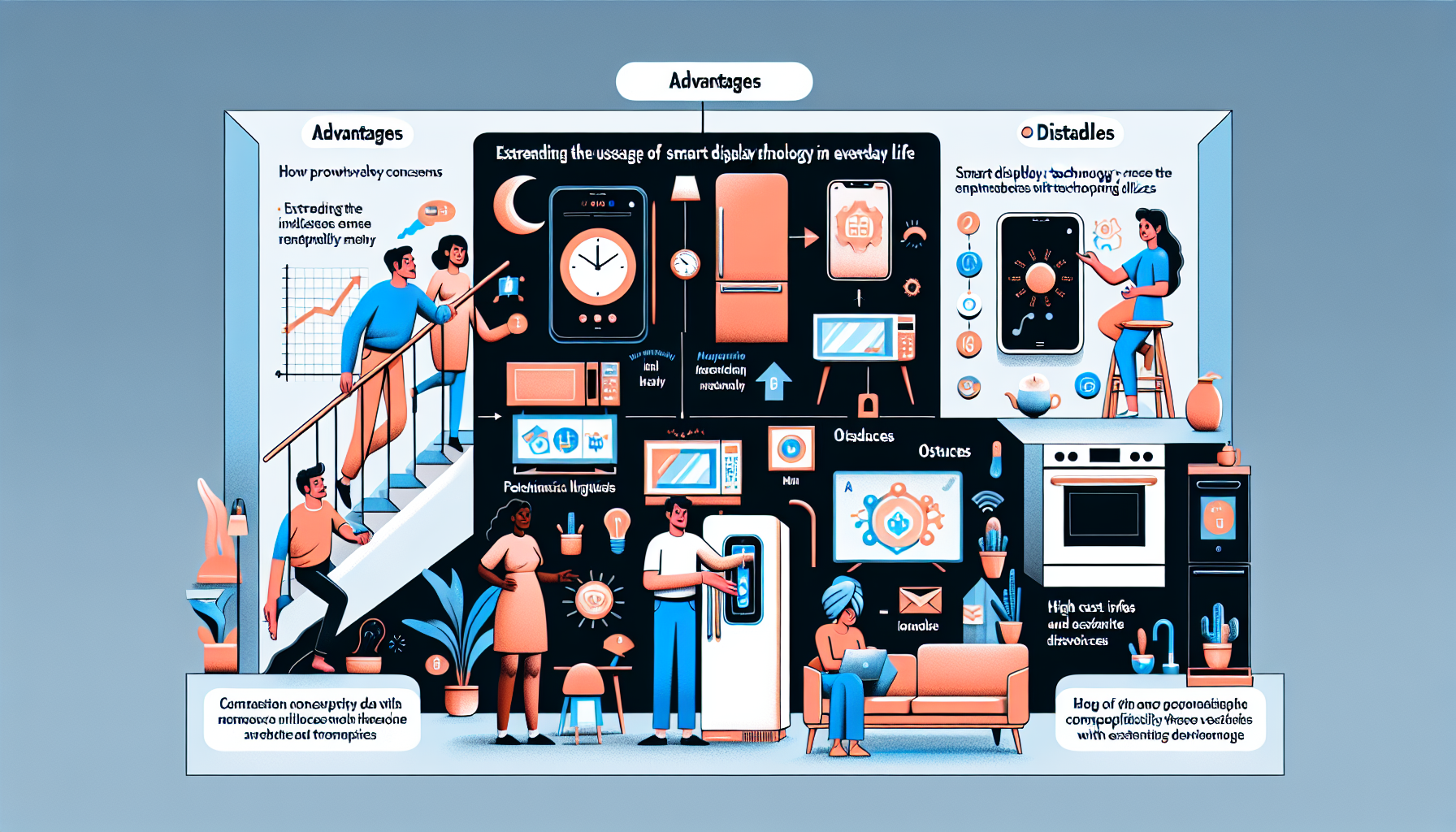 The Advantages, Disadvantages, and Obstacles of Broadening the Application of Smart Displays