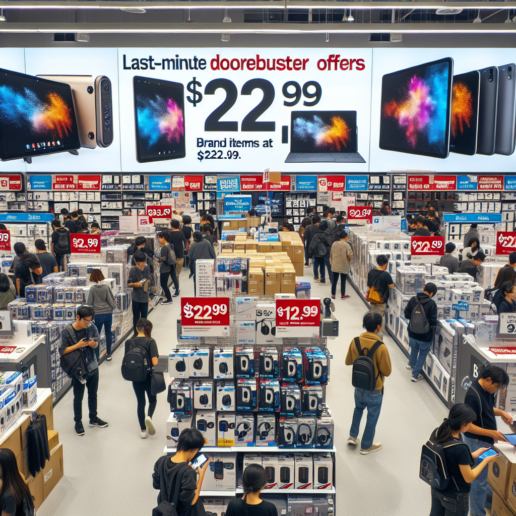 Last-Minute Doorbuster Offers at Best Buy: Apple Items Beginning at $22.99