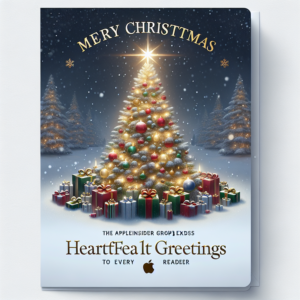 The AppleInsider Group Extends Heartfelt Christmas Greetings to Every Reader