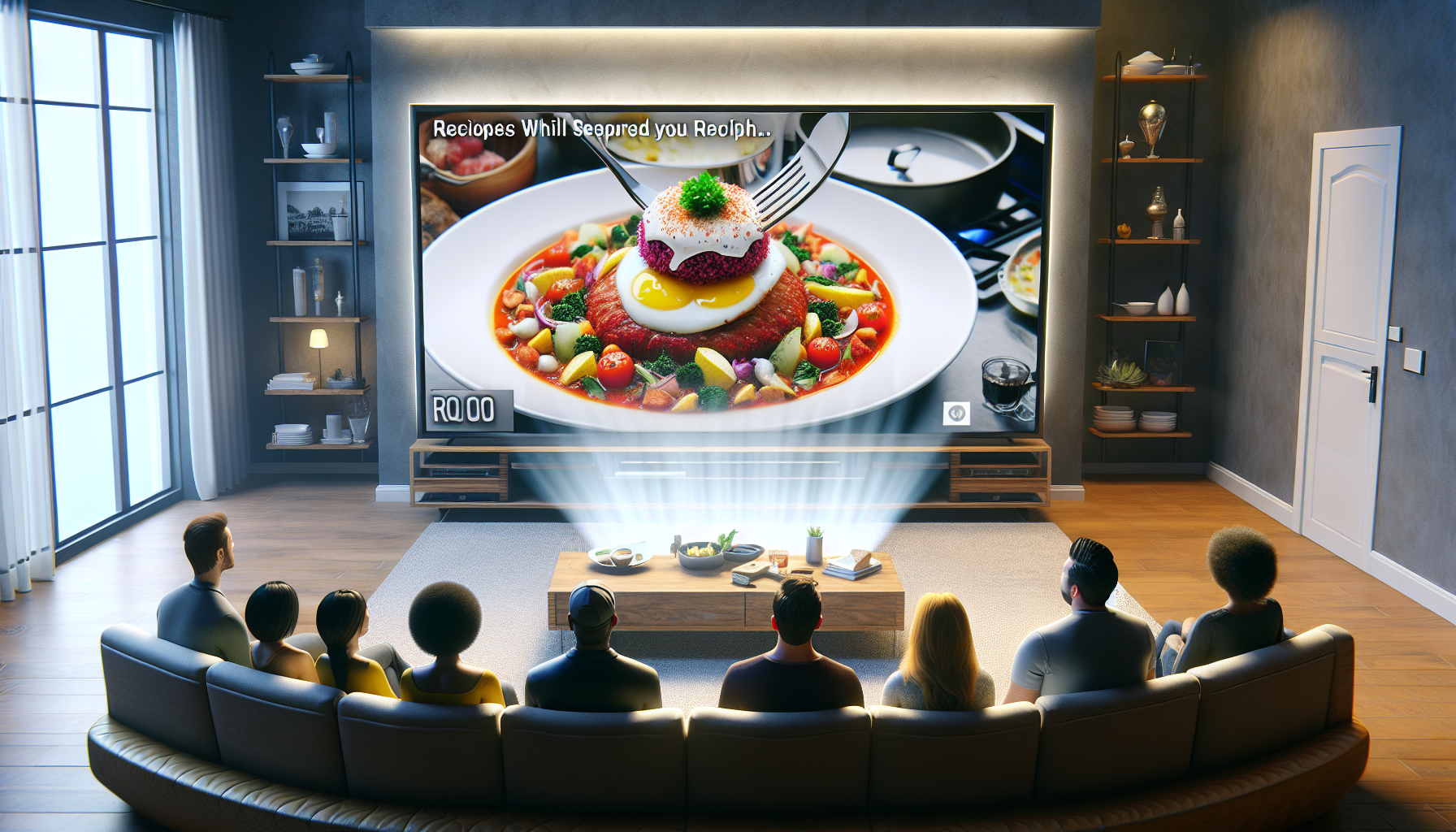 Samsung's Newest Televisions Include Recipe-Discovering Technology for Meals Featured in Programs