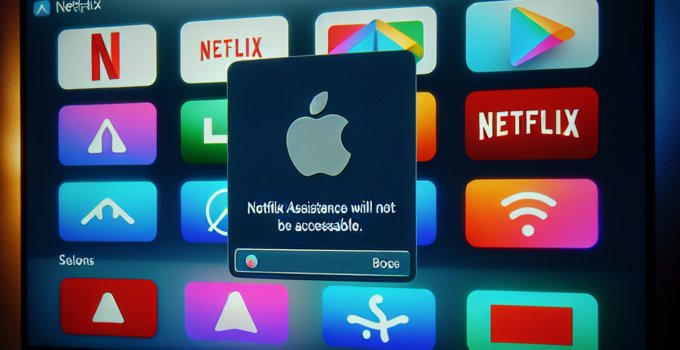 Netflix assistance will not be accessible in the Apple TV application.