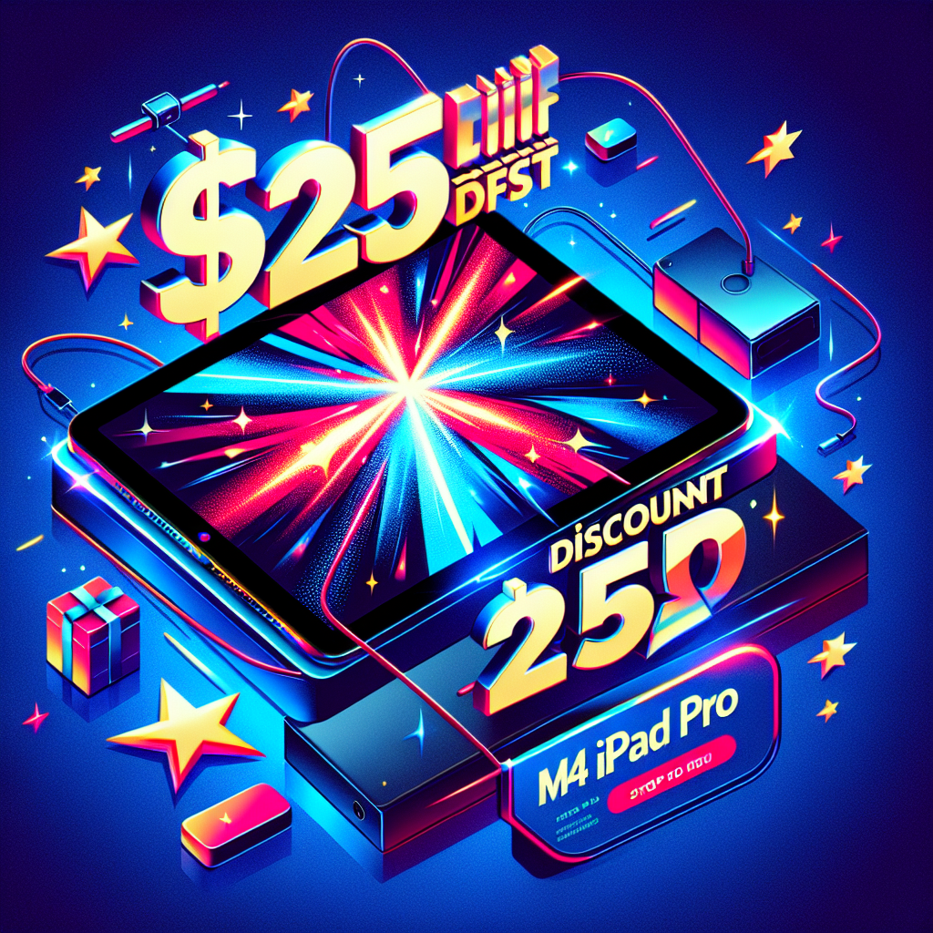 Receive an Immediate Discount of As Much As $250 on M4 iPad Pros