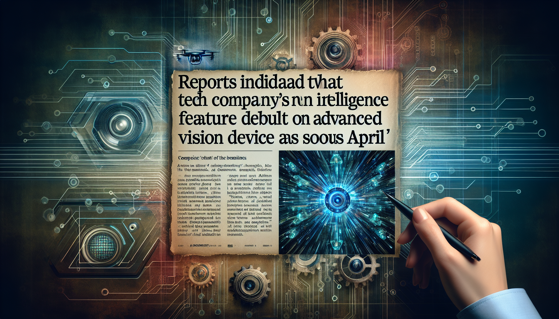 Reports indicate that Apple Intelligence could debut on Vision Pro as soon as April.