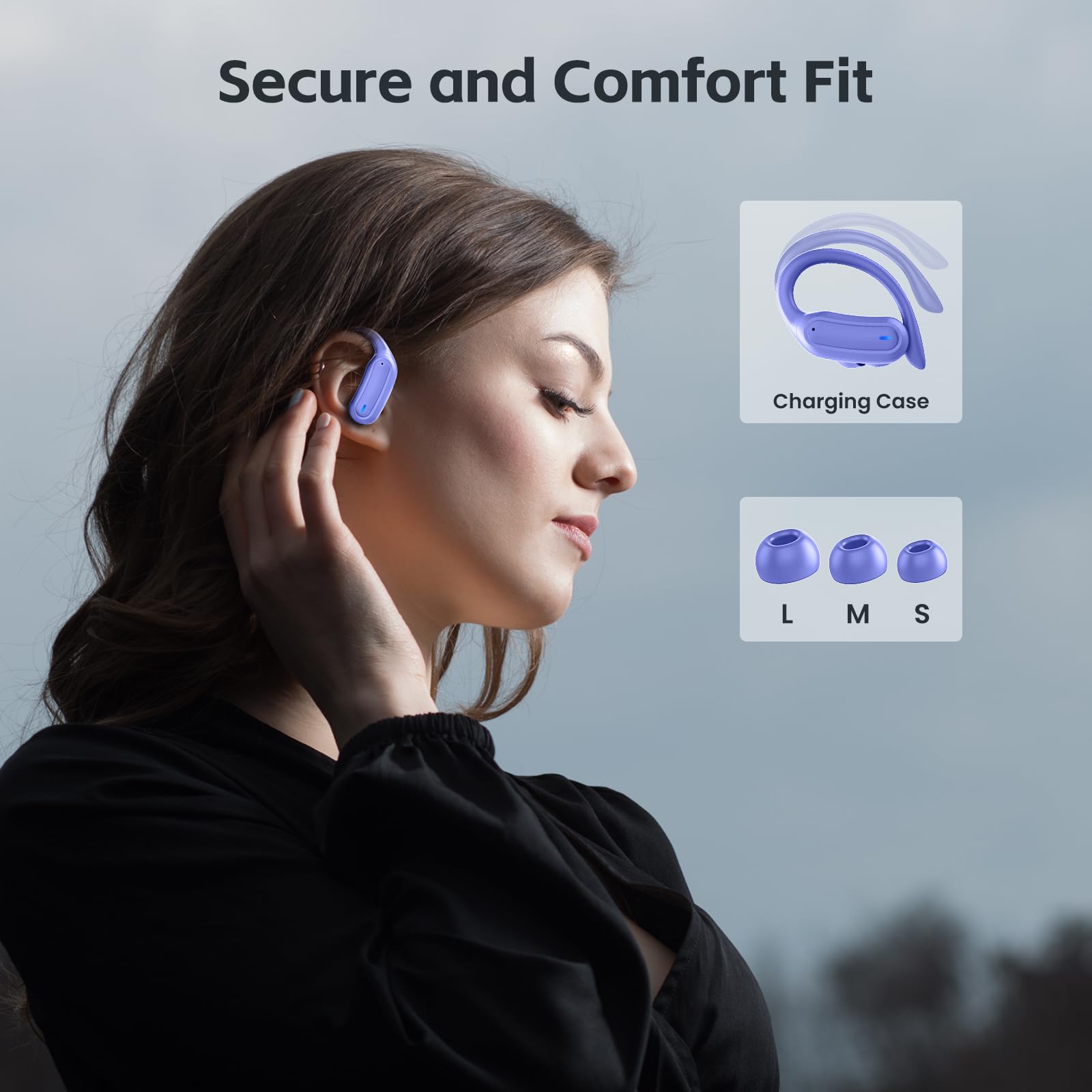 TRAUSI Bluetooth 5.3 Wireless Earbuds