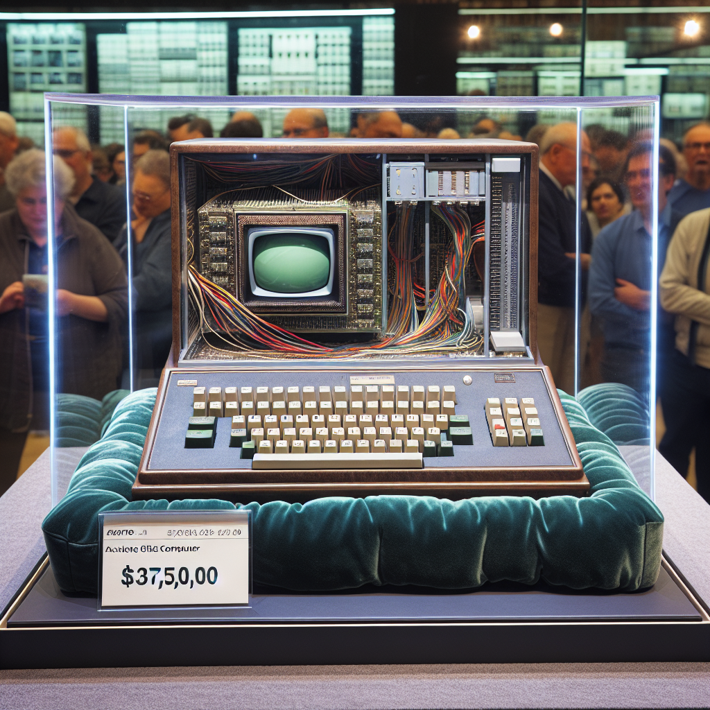 Unique, Functional Apple-1 Computer Fetches $375,000 at Auction