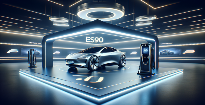 Volvo Introduces ES90 Electric Car Showcasing Cutting-Edge 800-Volt Charging Technology