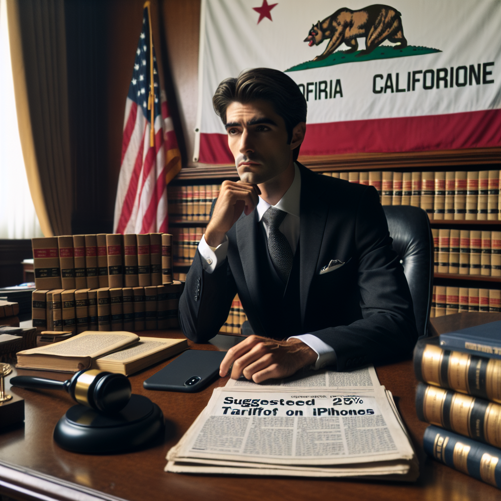 California Attorney General Contemplates Legal Measures Following Suggested 25% Tariff on iPhones