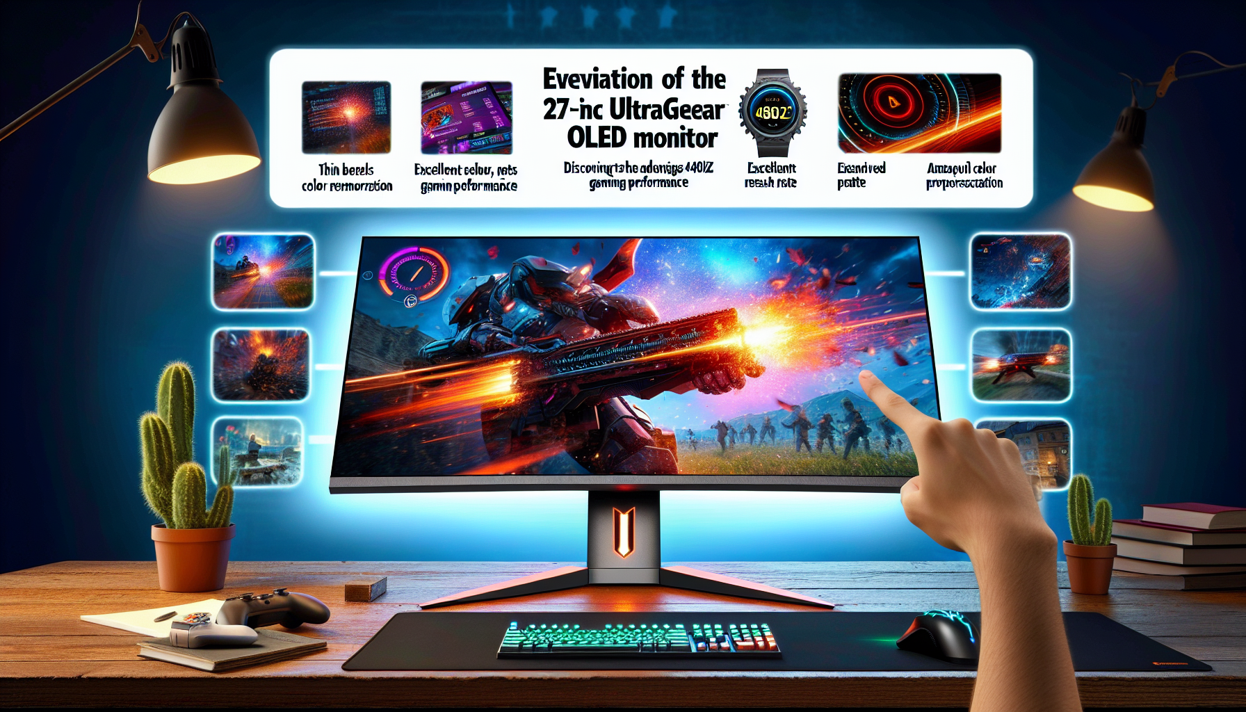Evaluation of the LG 27-Inch UltraGear OLED Monitor: Discovering the Advantages of 480Hz Gaming Performance