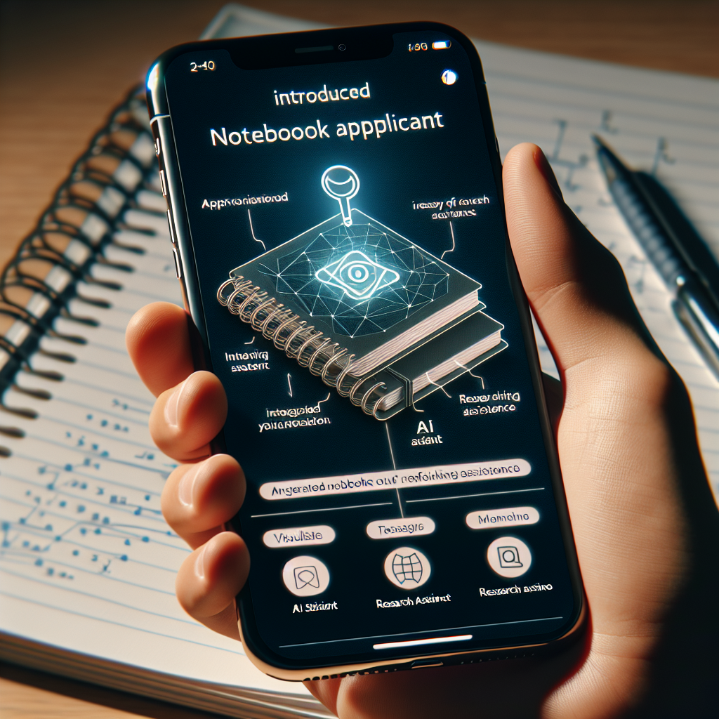 Google Introduces Notebook LM Application for iPhone, Including Integrated AI Research Assistant