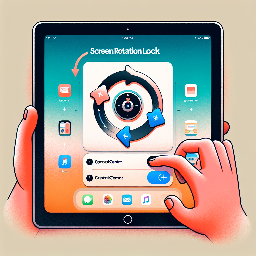 How to Activate Screen Rotation Lock on iPad to Stop Unwanted Display Shifting